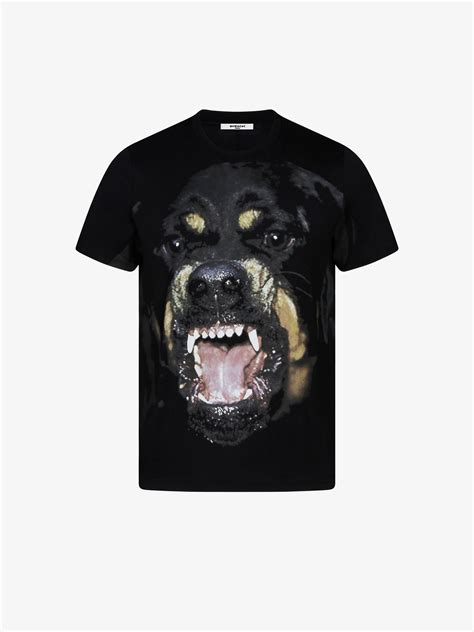 buy givenchy rottweiler t shirt|givenchy crew neck rottweiler.